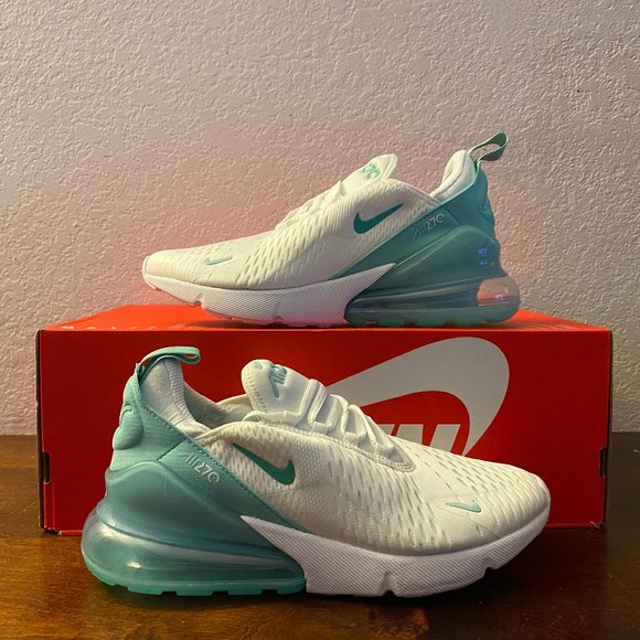 Nike Shoes - Nike Air Max 270 GS Summit White Jade Ice Green 943345-115 6.5Y Women's Size 8